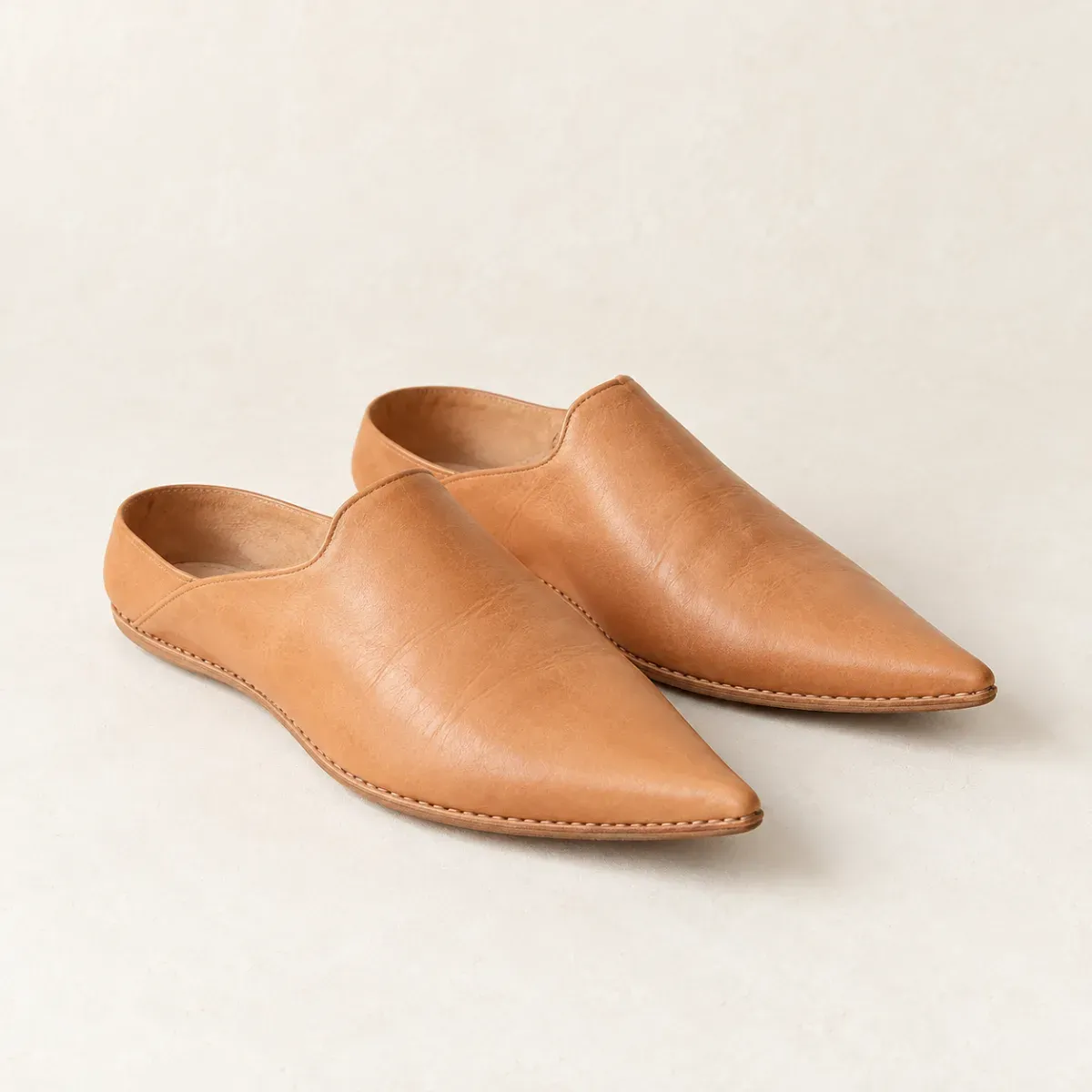 Produit Babouches homme en cuir naturel Image