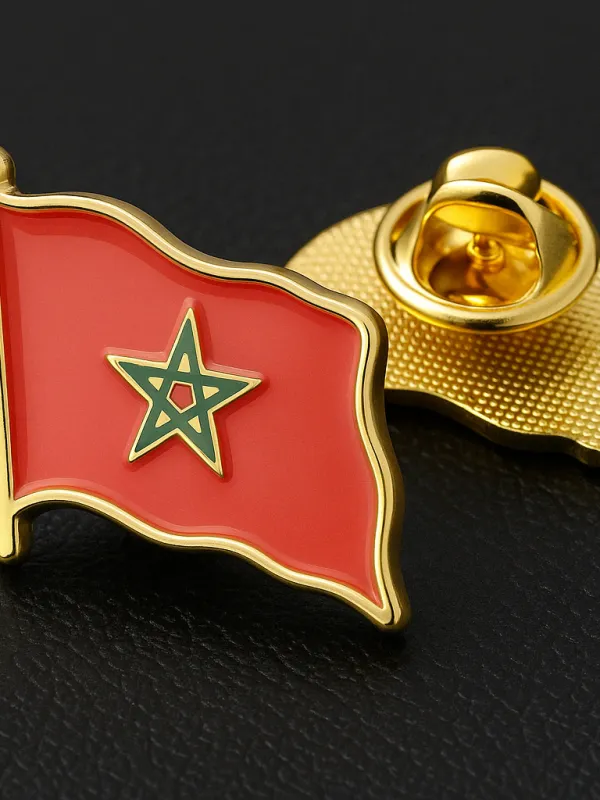 Produit Pin Drapeau National du Royaume du Maroc Image
